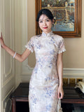 „Pearl Splendor“ Chinesisches Qipao Kleid