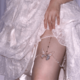 "Romantic Wedding" Handmade Butterfly Leg Chain