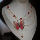 "Rosalia" Handmade Butterfly Necklace