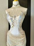 "Angel Wings" Handmade Resin Corset