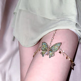 🔥 "Fairy Queen" Handmade Butterfly Leg Chain