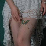 "Sylvan Reverie" Handmade Butterfly Leg Chain