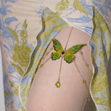 "Twilight Forest" Handmade Butterfly Leg Chain