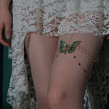 "Sylvan Reverie" Handmade Butterfly Leg Chain