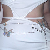 "Ice Age" Handmade Butterfly Waist Chain