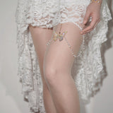 "Romantic Wedding" Handmade Butterfly Leg Chain