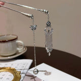 Bohemian Style Wind Chime Silver Hairpin