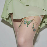 "Nymphs" Handmade Butterfly Leg Chain