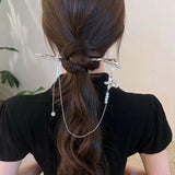 Chinese Style Butterfly Chain Tassel Hairpin