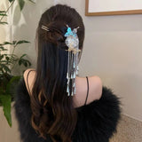 CLIP GARRA MARIPOSA DIAMANTE Y PERLA