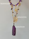 "Amethyst Spirit" Handmade Butterfly Necklace