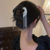 (Buy 1 Get 2) Pearl Tassels U-shaped Hairpin