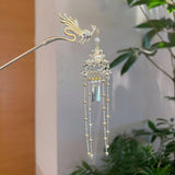 Chinese Style Palace Phoenix Tassel Hairpin