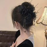 Haute Aesthetic Feather Tassel Claw Clip