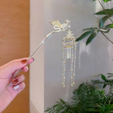 Chinese Style Palace Phoenix Tassel Hairpin