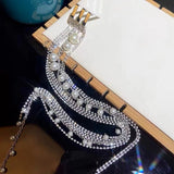 Pearl & Diamond Long Tassels Hairpin