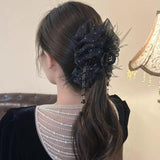 Haute Aesthetic Feather Tassel Claw Clip