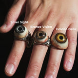 "Trinity of Eyes" Resin Eyeball Rings