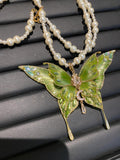 "Spring Elixir" Handmade Butterfly Necklace