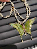 "Spring Elixir" Handmade Butterfly Necklace