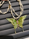 "Spring Elixir" Handmade Butterfly Necklace