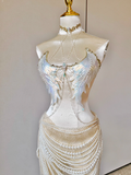 "Angel Wings" Handmade Resin Corset