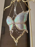 "Lily Butterfly Whisper" Handmade Resin Corset