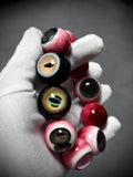 "Trance Visions" Resin Eyeball Beaded Bracelet