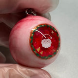 "Santa's Gaze" Resin Eyeball Pendant