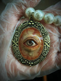 "Tears of Eden" Resin Eyeball Necklace