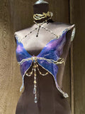 "Starlit Night" Handmade Resin Corset