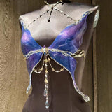 "Starlit Night" Handmade Resin Corset