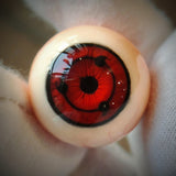 "Three Tomoe Sharingan" Resin Eyeball Necklace