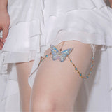 "Moonlit Glow" Handmade Butterfly Leg Chain