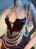 "Sanguine Serpent" Handmade Resin Corset