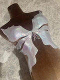 "Pearlescent Flutter" Handmade Resin Corset