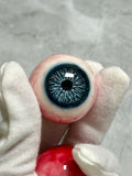 "Sapphire" Resin Eyeball Pendant