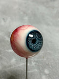 "Sapphire" Resin Eyeball Pendant