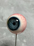 "Sapphire" Resin Eyeball Pendant