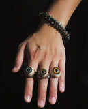 "Trinity of Eyes" Resin Eyeball Rings