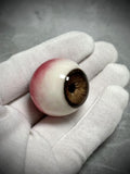 "Brown Iris" Resin Eyeball Pendant