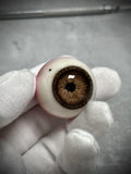 "Brown Iris" Resin Eyeball Pendant