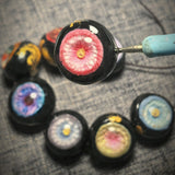 "Eyes of Singular Truth" Resin Eyeball Beaded Bracelet