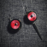 "Pierced Visions" Resin Eyeball Hook Earrings