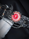 "Obsidian Bond" Resin Eyeball Wrist Wrap