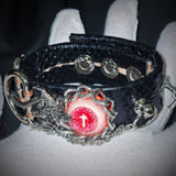 "Obsidian Bond" Resin Eyeball Wrist Wrap