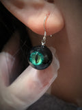 "Eye of Ender" Resin Eyeball Earrings