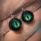 "Eye of Ender" Resin Eyeball Earrings