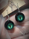 "Eye of Ender" Resin Eyeball Earrings