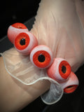 "Scarlet Seer" Resin Eyeball Braclecet